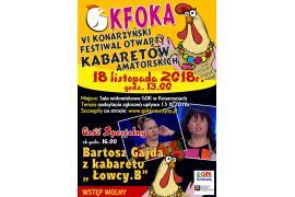 <b>KFOKA VI Konarzyński Festiwal Otwarty Kabaretów Amatorskich (PROGRAM)</b>