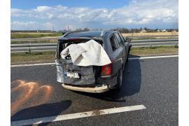 <b>Wypadek na obwodnicy. Kierowca Toyoty jadąc w kierunku Czerska doprowadził do zdarzenia drogowego (ZDJĘCIA) </b>