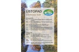 <b>LISTOPAD W SOŁECTWIE RYTEL (PROGRAM)</b>