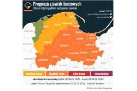 <b>GM. CZERSK: Pomorski Alarm Pogodowy: Burze mogą mieć miejscami gwałtowny przebieg i powodować lokalne szkody</b>