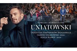 <b>POW. CHOJNICKI. Koncert Noworoczny 2024. Sławek Uniatowski oraz Adela Konop, solistom towarzyszyć będzie Orkiestra Symfoników Bydgoskich</b>