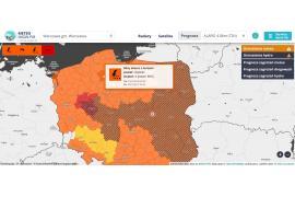 <b>POW. CHOJNICKI. Ostrzeżenie meteorologiczne. Silny deszcz z burzami, stopień: 2</b>