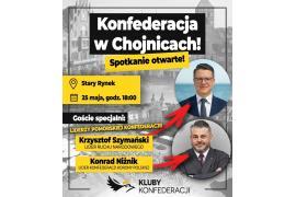 <b>Spotkanie otwarte Konfederacji w Chojnicach. Zaproszenie</b>