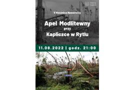 <b> Apel modlitewny przy Kapliczce w Rytlu - V rocznica nawałnicy ZAPROSZENIE </b>