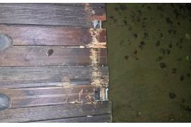 <b>GM. CZERSK. Samochodem na pomost w Ostrowitem? (FOTO)</b>