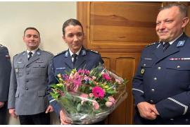 <b>Podziękowanie i powitanie w chojnickiej komendzie policji (FOTO)</b>
