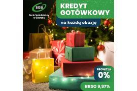 <b>BANK SPÓŁDZIELCZY W CZERSKU. Grudzień tuż-tuż, a Twoja lista świątecznych wydatków rośnie? Spokojnie, mamy na to sposób! (OFERTA)</b>