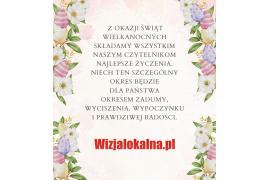 <b> ŻYCZENIA WIELKANOCNE od portalu WIZJALOKALNA.PL </b>