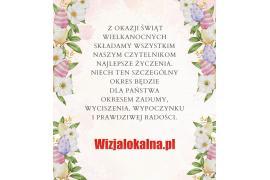 <b> ŻYCZENIA WIELKANOCNE od portalu WIZJALOKALNA.PL </b>