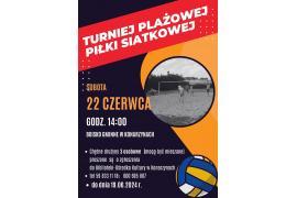 <b>POW. CHOJNICKI. TURNIEJ PLAŻOWEJ PIŁKI SIATKOWEJ (ZAPISY)</b>