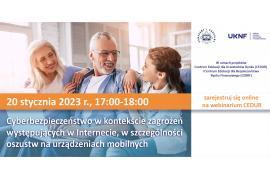 <b>Webinarium CEDUR dla seniorów. Zaproszenie (ZAPISY)</b>