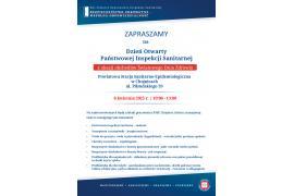 <b>POW. CHOJNICKI. 8 kwietnia - Dzień Otwarty Państwowej Inspekcji Sanitarnej (PROGRAM)</b>