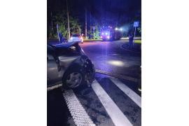 <b> GM. CZERSK. Nocna kolizja samochodów osobowych na DK22 (ZDJĘCIA) </b>