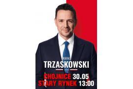 <b> POW. CHOJNICKI. Kandydat na Prezydenta RP Rafał Trzaskowski przyjedzie do Chojnic - ZAPROSZENIE </b>