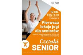 <b> CZERSK. Joga dla seniorów! - ZAPROSZENIE (ZAPISY) </b>