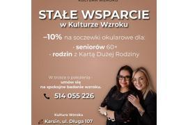 <b>Pierwszy miesiąc, stałe wsparcie – Kultura Wzroku w Karsinie</b>