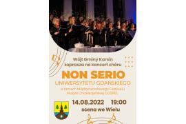 <b>GM. KARSIN. Koncert zespołu `NON SERIO` </b>