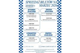 <b>ROBUS - BILETY MIESIĘCZNE NA MARZEC 2026 (TERMINARZ). NOWE CENTY BILETÓW</b>