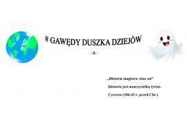 <b> GM. CZERSK. SOŁECTWO ZAPORA: GAWĘDY DUSZKA DZIEJÓW - odcinek nr 4</b>