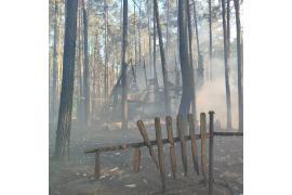 <b> POW. KOŚCIERSKI. Duże straty po wczorajszym pożarze w miejscowości Wdzydze (ZDJĘCIA) </b>