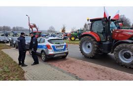 <b> POW. STAROGARDZKI/CHOJNICKI. Protesty rolników na drogach (ZDJĘCIA) </b>