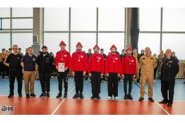 <b>II Powiatowe Halowe Młodzieżowe Zawody Sportowo-Pożarnicze zakończone. Udział ekip z gm. Czersk – OSP Rytel, OSP Złe Mięso, OSP Czersk (ZDJĘCIA, WYNIKI)</b>