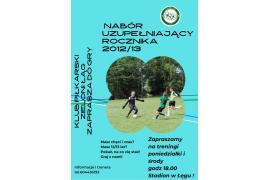 <b> GM. CZERSK. Dołącz do Zielonych Łag! Nabór uzupełniający do rocznika 2012/2013 </b>