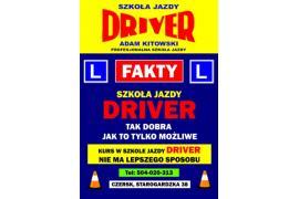 <b> CZERSK. PROFESJONALNA SZKOŁA JAZDY DRIVER TAK DOBRA JAK TO TYLKO MOŻLIWE. TAKIE SĄ FAKTY</b>