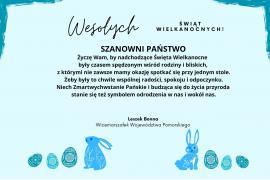 <b> ŻYCZENIA WIELKANOCNE od Wicemarszałka Województwa Pomorskiego </b>