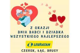<b>LEWIATAN CZERSK, ŁĄG, BRUSY. KOCHANE BABCIE, KOCHANI DZIADKOWIE - WSZYSTKIEGO NAJLEPSZEGO!</b>