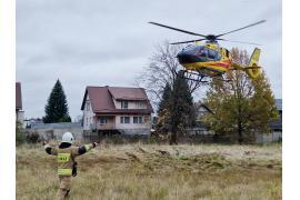 <b>CZERSK. Śmigłowiec LPR wezwany, kobieta nie wymagała hospitalizacji (ZDJĘCIA, WIDEO)</b>