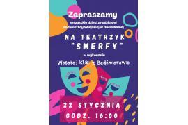 <b> POW. STAROGARDZKI. Zaproszenie na teatrzyk `Smerfy` </b>