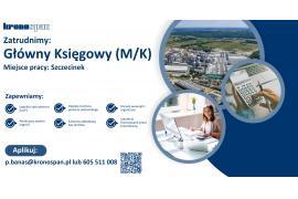 <b> KRONOSPAN - OFERTA PRACY. GŁÓWNA KSIĘGOWA / GŁÓWNY KSIĘGOWY (KONTAKT) </b>