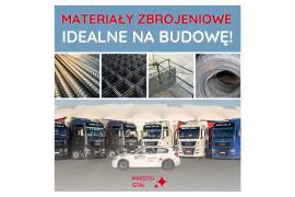 <b>POW. CHOJNICKI. PRESTO STAL. Stalowe materiały zbrojeniowe – idealne na budowę!</b>