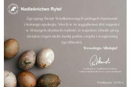 <b>ŻYCZENIA WIELKANOCNE od Nadleśnictwa Rytel </b>