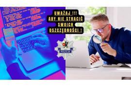 <b> POW. STAROGARDZKI. 14 OSZUKANYCH OSÓB STRACIŁO ŁĄCZNIE BLISKO 300 TYS. ZŁ. POLICJANCI APELUJĄ O OSTROŻNOŚĆ PODCZAS INTERNETOWYCH TRANSAKCJI </b>