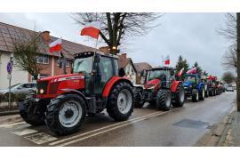 <b> CZERSK. Protest rolników na ulicach Czerska (FOTO, WIDEO) </b>