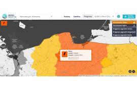 <b>POW. CHOJNICKI. Burze - stopień: 2, prawd. 80% (ostrzeżenie meteorologiczne)</b>