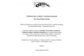 <b>PODZIĘKOWANIE</b>