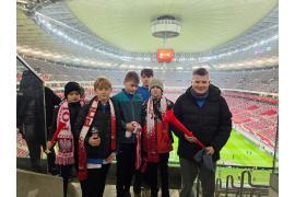 <b>CZERSK. Wyjazd młodych piłkarzy Borowiaka na mecz reprezentacji do Warszawy (FOTO) </b>