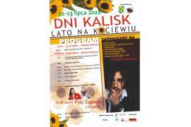 <b> DNI KALISK - Lato na Kociewiu - ZAPROSZENIE - KONCERT PIOTRA CUGOWSKIEGO </b>