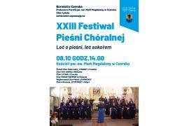 <b>CZERSK. XXIII Festiwal Pieśni Chóralnej. ZAPROSZENIE (PROGRAM)</b>