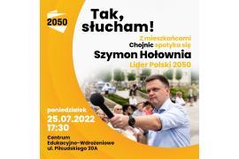 <b> POW.CHOJNICKI. Szymon Hołownia odwiedzi Chojnice </b>