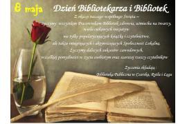 <b>8 maja Dzień Bibliotekarza i Bibliotek - życzenia</b>