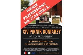 <b> REGION. XIV Piknik Koniarzy w Śliwicach - ZMIANA TERMINU IMPREZY </b>