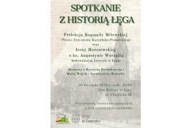 <b> GM. CZERSK. SPOTKANIE Z HISTORIĄ ŁĘGA. ZAPROSZENIE</b>