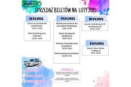 <b> ROBUS - BILETY MIESIĘCZNE NA LUTY (TERMINARZ) </b>