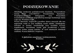 <b>PODZIĘKOWANIE</b>