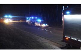 <b>Wypadek na trasie Czersk – Brusy. Kierujący jednośladem trafił do szpitala (ZDJĘCIA)</b>