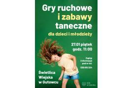 <b>Zapraszamy dzieci i młodzież na gry i zabawy - GUTOWIEC. WARSZTATY - załóż gogle i rozpocznij przygodę.... Rytel, Gutowiec, Łąg</b>